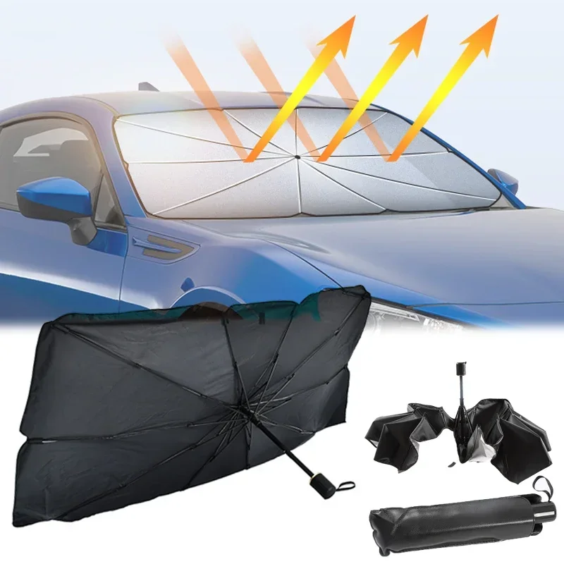 Car Sunshade Windshield Umbrella Foldable - Солнцезащитный экран для лобового стекла автомобиля,