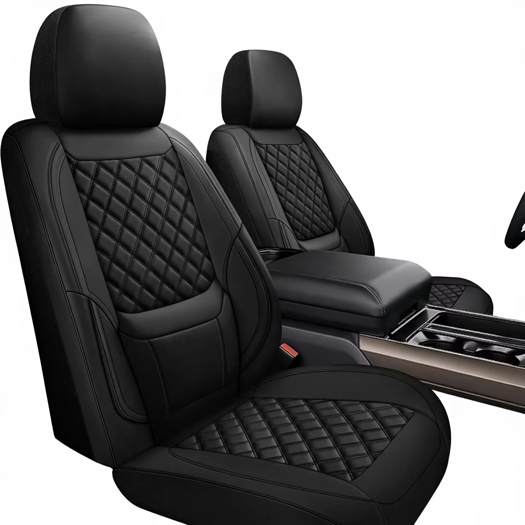 Leather Car Seat Covers Full Set Universal - Оптовые универсальные чехлы для автомобильных сидений