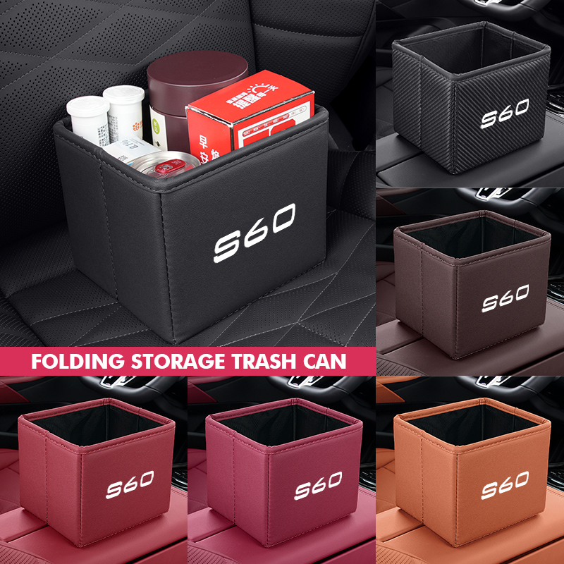 Waterproof Car Trash Can With Lid - Складной автомобильный мусорный бак, водонепроницаемая сумка-органайзер