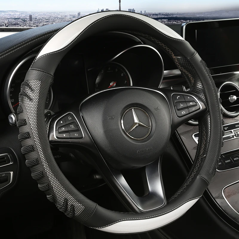 Car Steering Wheel Cover Anti Slip Breathable - Трехмерный сотовый чехол на руль автомобиля,
