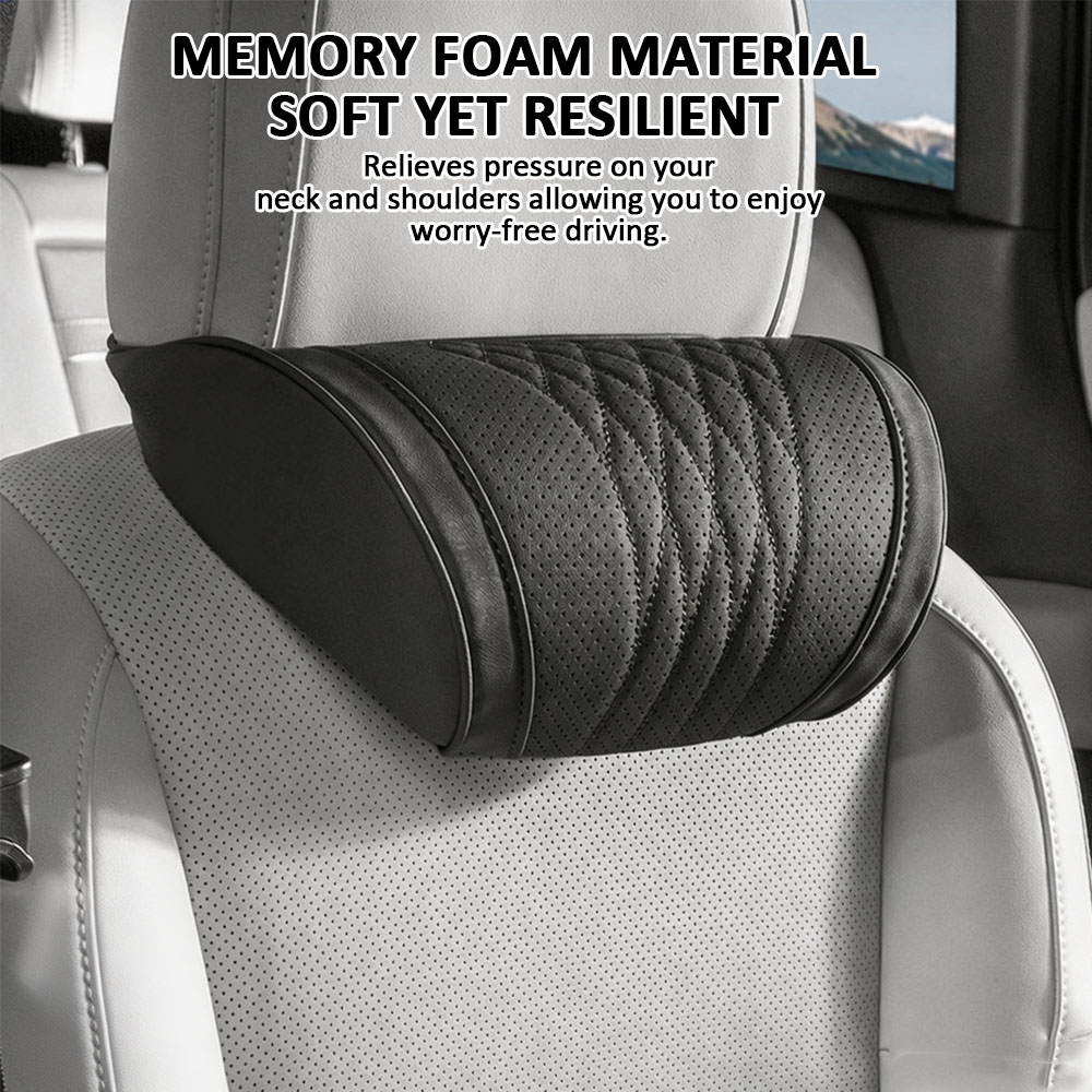 Memory Foam Car Neck Pillow Lumbar Support - Роскошная подушка-подголовник для автомобиля из пены