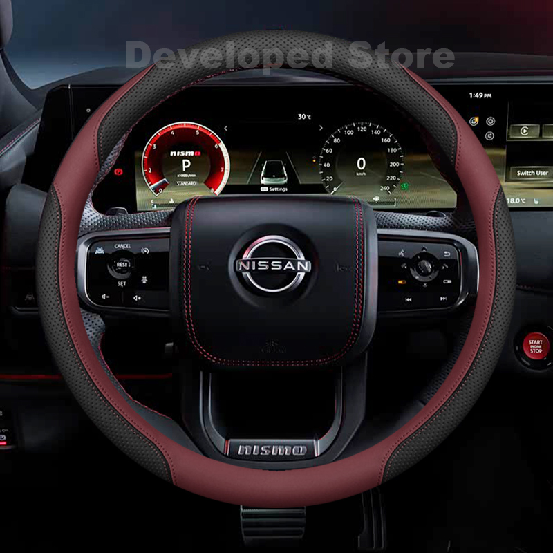 Car Steering Wheel Cover Anti Slip Breathable - Чехол на руль автомобиля для нового