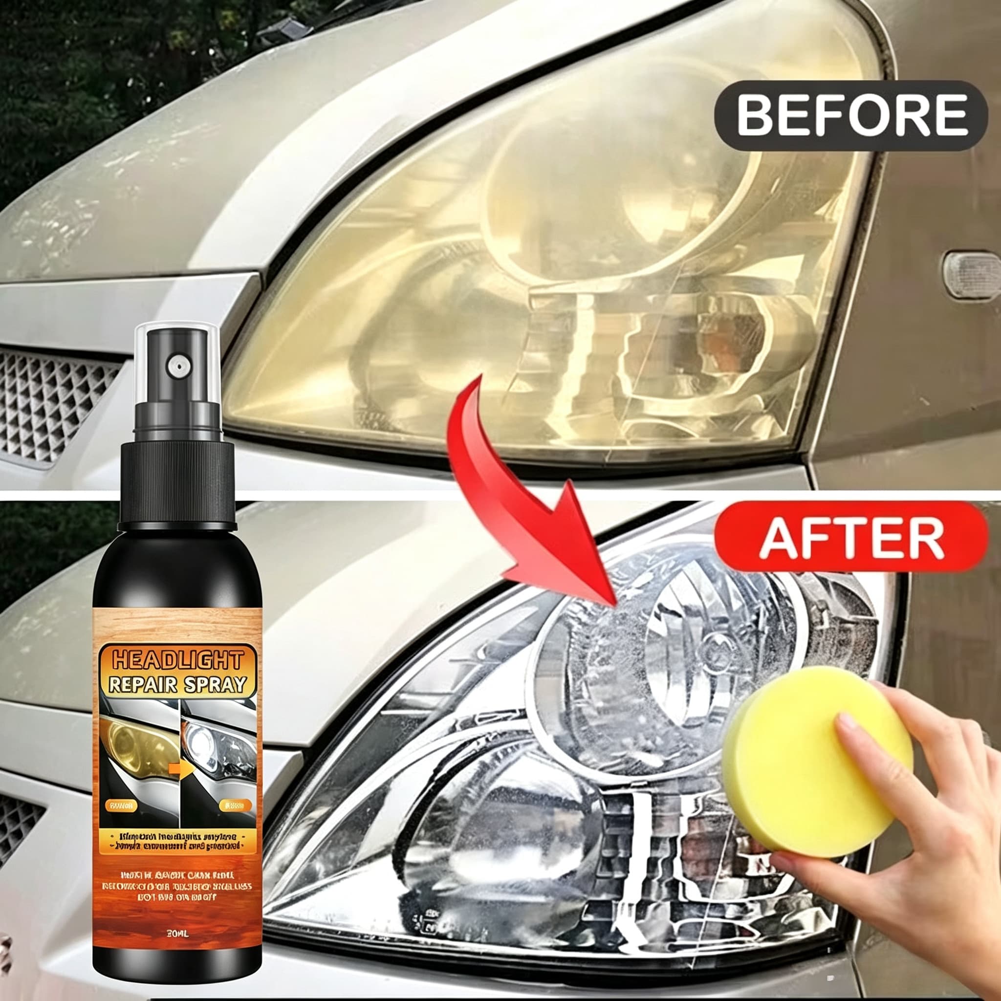 Car Scratch Repair Polishing Wax Paste - Набор для восстановления автомобильных фар -