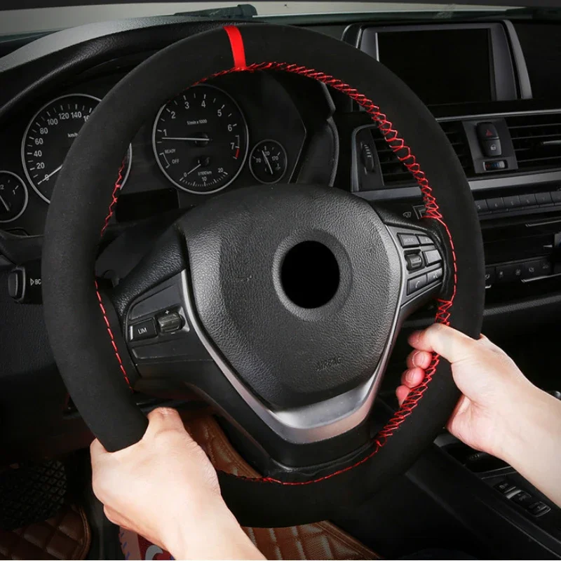 Car Steering Wheel Cover Anti Slip Breathable - Универсальный чехол на руль автомобиля 38