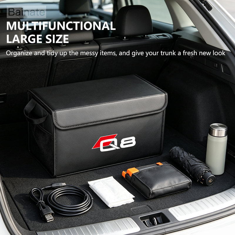 Car Trunk Organizer Foldable Storage Box - Органайзер для багажника автомобиля AUDI Q8