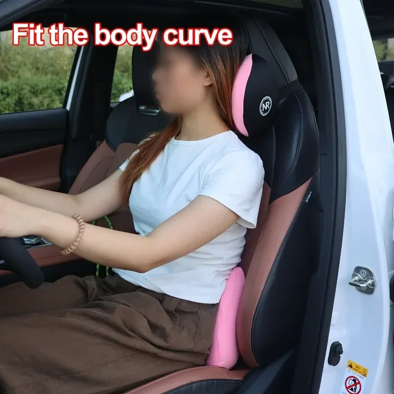 Memory Foam Car Neck Pillow Lumbar Support - Для комфорта вождения: автомобильные аксессуары для
