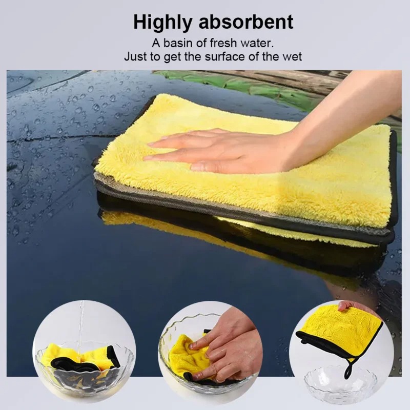 1/20 шт. Салфетки из микрофибр – обзор и цена Microfiber Car Drying Towel Super Absorbent