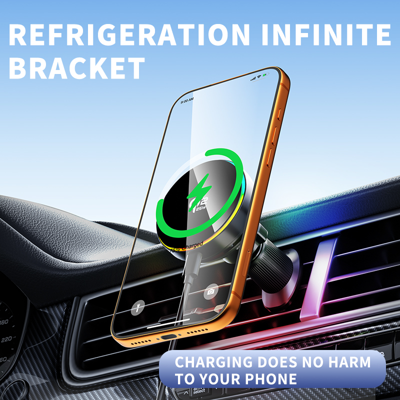 Беспроводное автомобильное зар – обзор и цена Magnetic Phone Holder For Car Vent