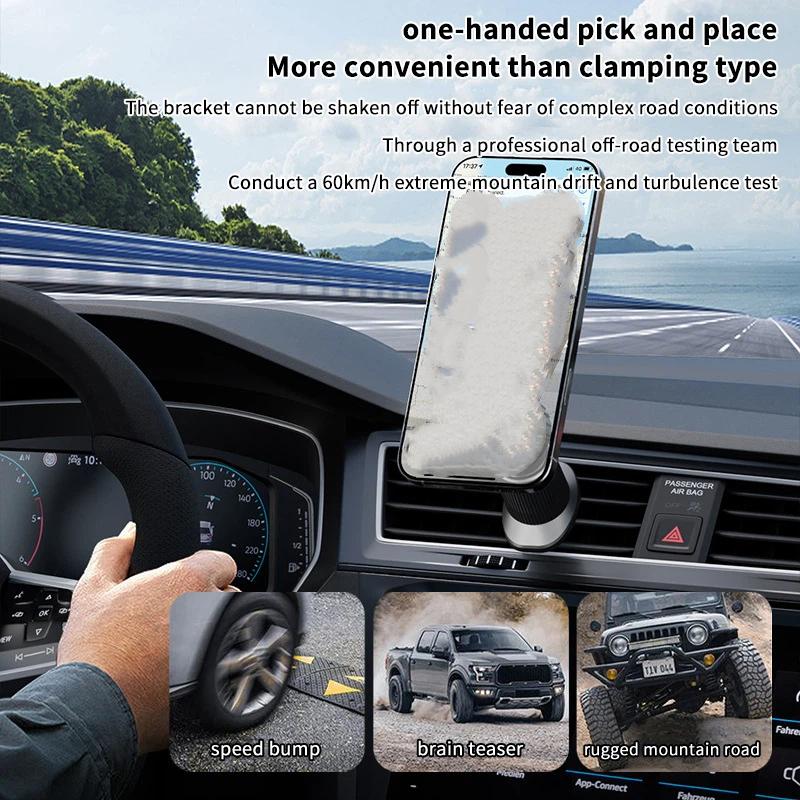 1 шт. магнитный держатель для  – обзор и цена Magnetic Phone Holder For Car Vent