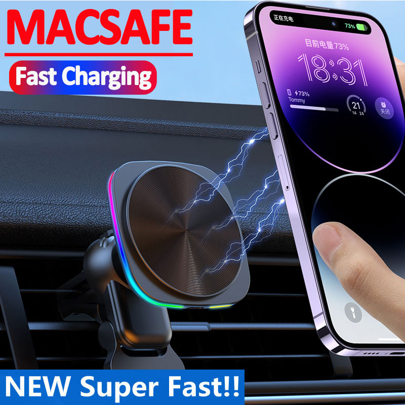 Магнитное беспроводное зарядно – обзор и цена Magnetic Phone Holder For Car Vent