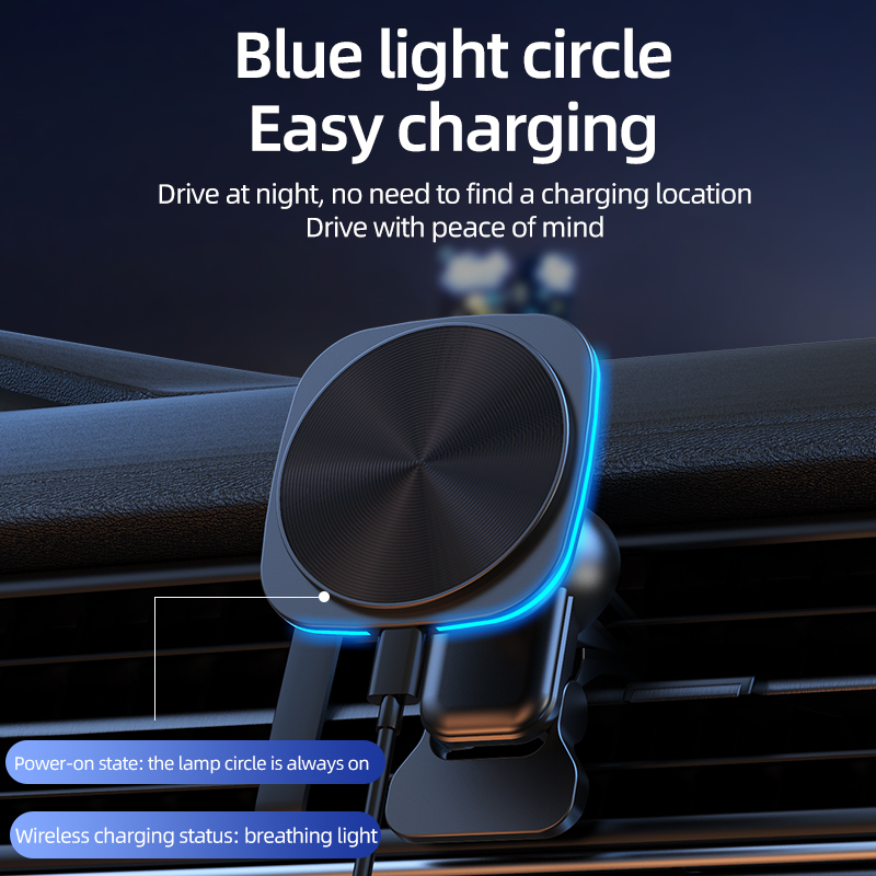 Магнитное беспроводное зарядно – обзор и цена Magnetic Phone Holder For Car Vent