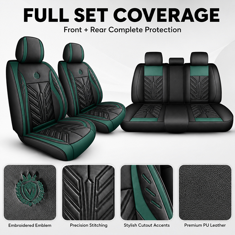Дышащие чехлы на сиденья автом – обзор и цена Leather Car Seat Covers Full Set Universal