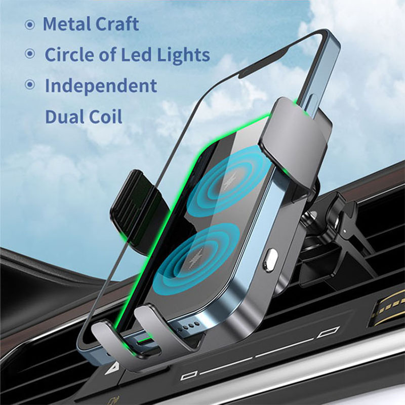 Беспроводное зарядное устройст – обзор и цена Magnetic Phone Holder For Car Vent