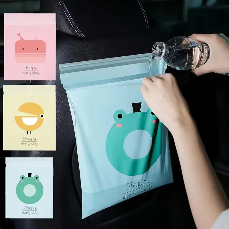 Мешки для мусора в машину, 15  – обзор и цена Waterproof Car Trash Can With Lid