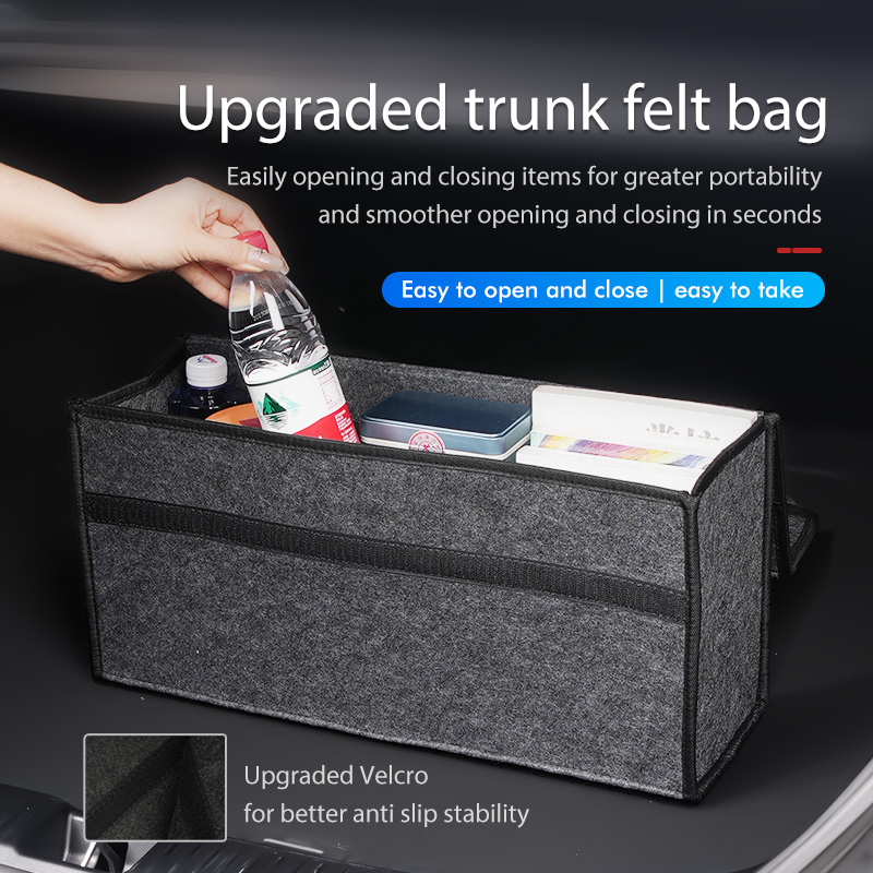 Складной войлочный органайзер  – обзор и цена Car Trunk Organizer Foldable Storage Box