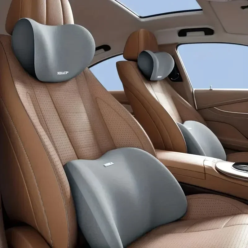 Подушка для шеи в автомобиль и – обзор и цена Memory Foam Car Neck Pillow Lumbar Support