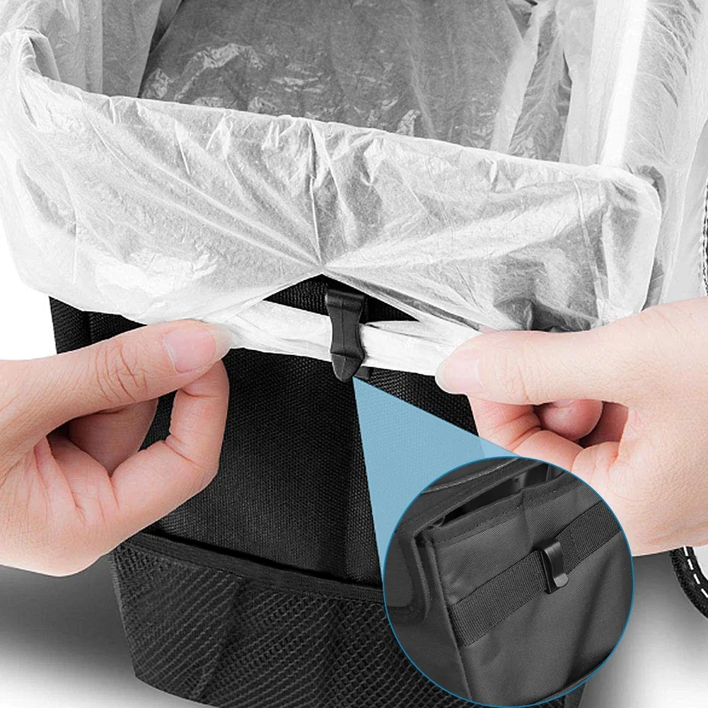 Портативный водонепроницаемый  – обзор и цена Waterproof Car Trash Can With Lid