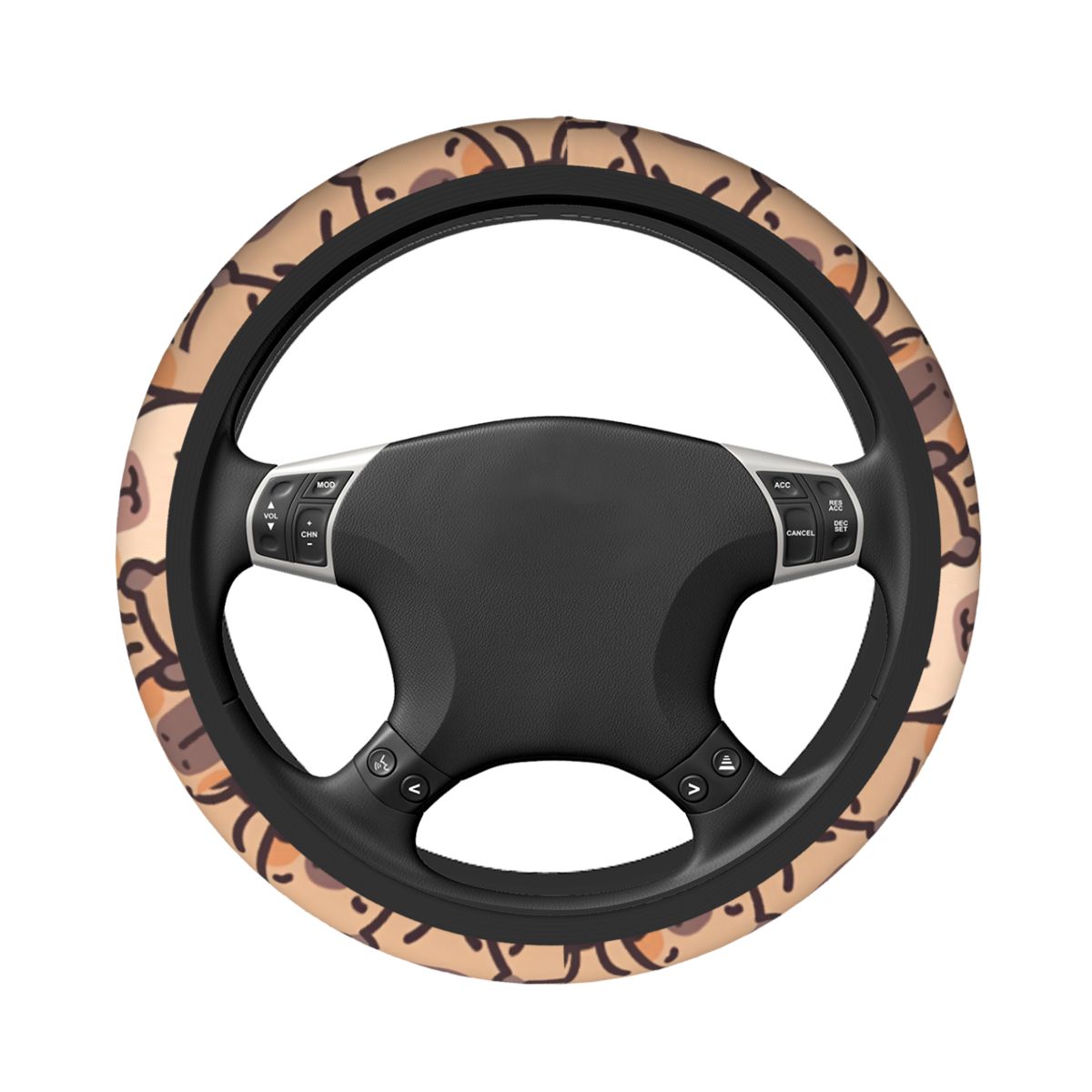 Kawaii аниме капибара автомоби – обзор и цена Car Steering Wheel Cover Anti Slip Breathable