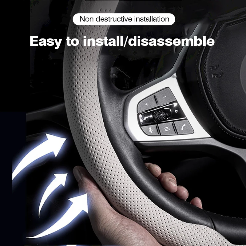 Совместимые чехлы на руль для  – обзор и цена Car Steering Wheel Cover Anti Slip Breathable