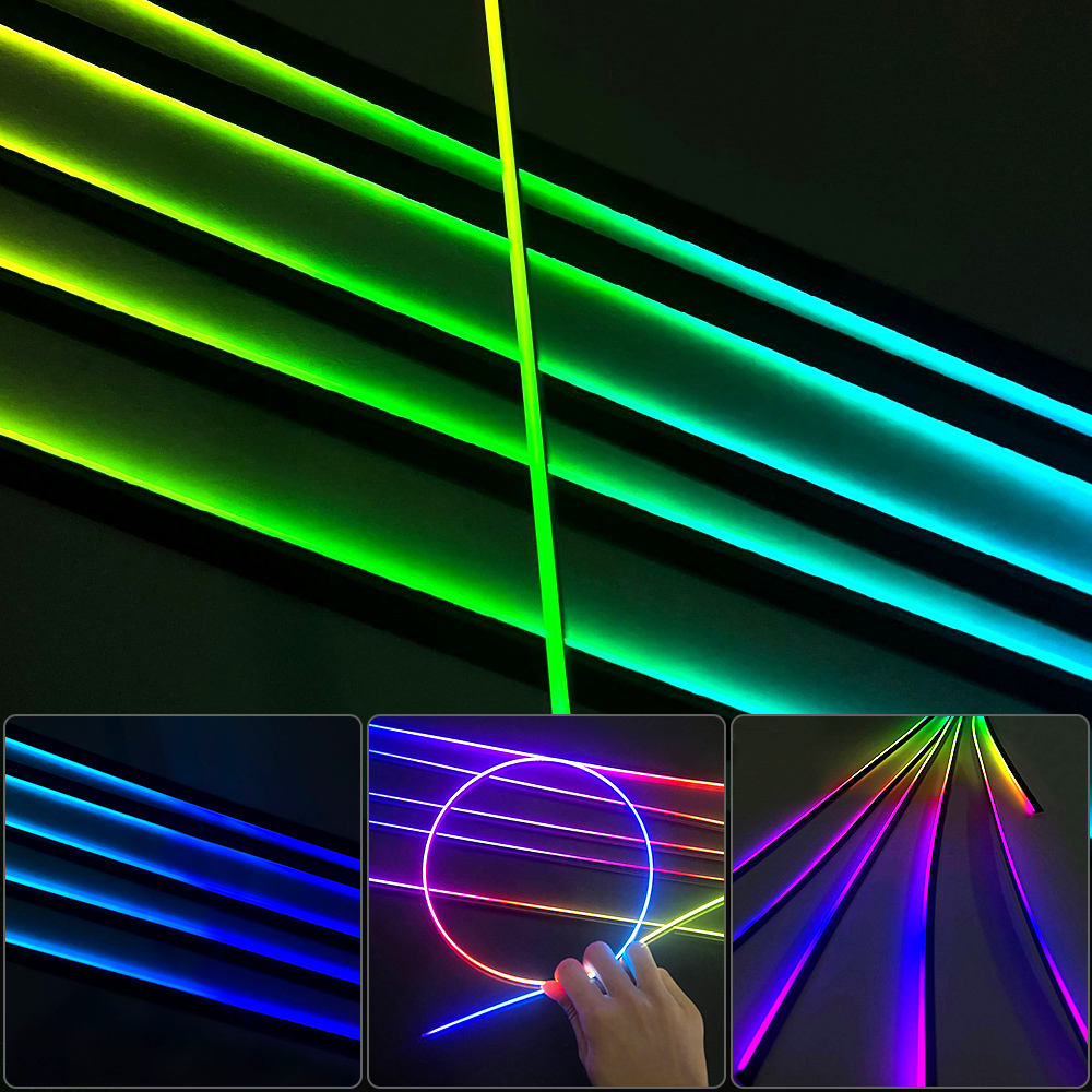 18 в 1, 64-цветная RGB-симфони – обзор и цена Led Ambient Interior Car Lights App Control
