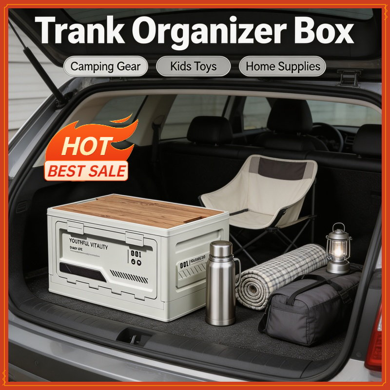 Уличный ящик для хранения, скл – обзор и цена Car Trunk Organizer Foldable Storage Box