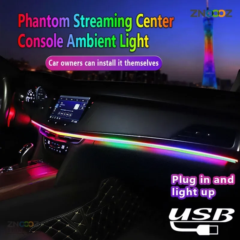 Автомобильное окружающее освещ – обзор и цена Led Ambient Interior Car Lights App Control
