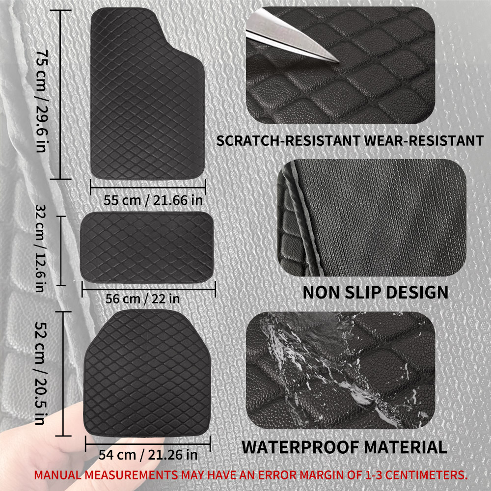Универсальные кожаные автомоби – обзор и цена Car Floor Mats Universal Waterproof Leather