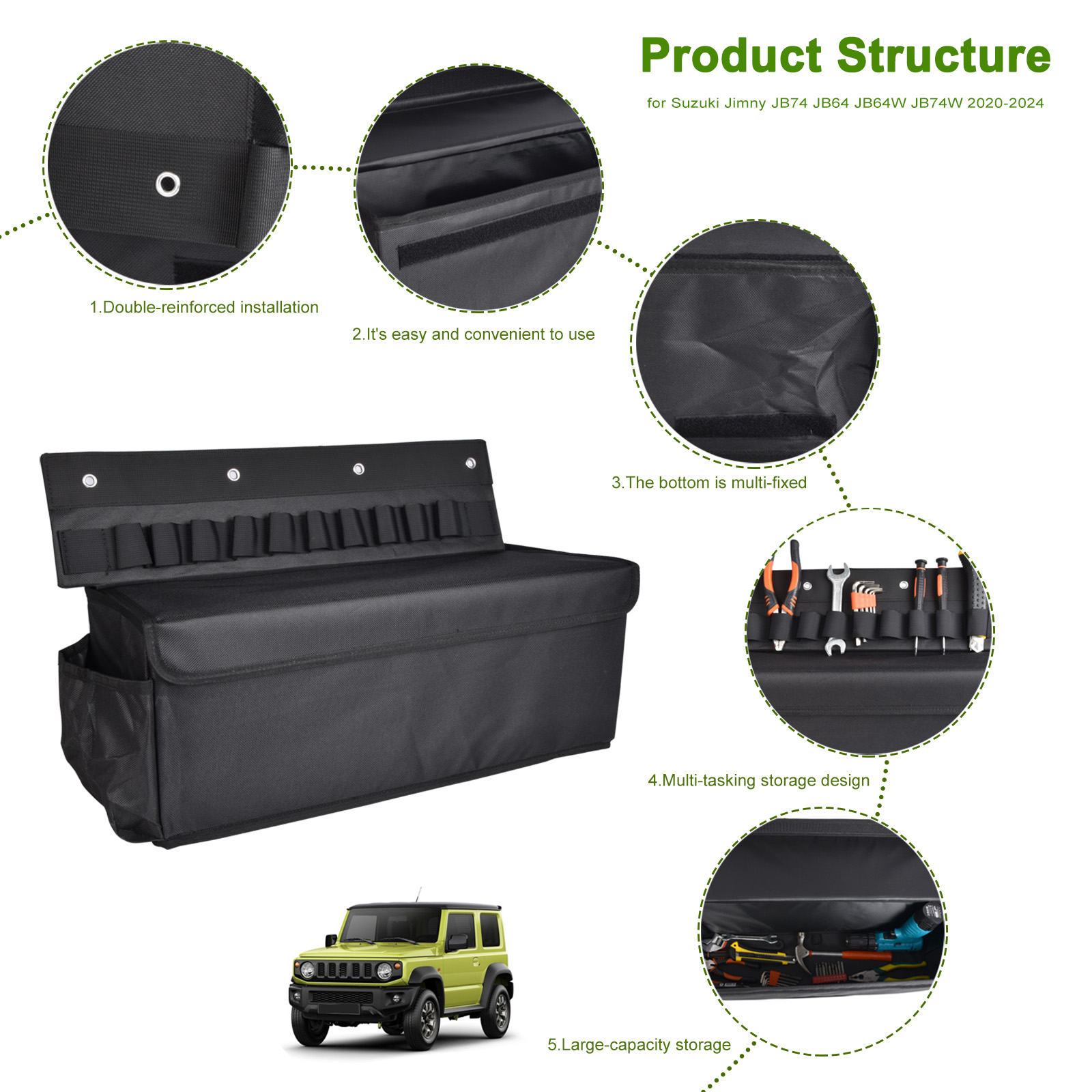 Складная сумка-органайзер для  – обзор и цена Car Trunk Organizer Foldable Storage Box
