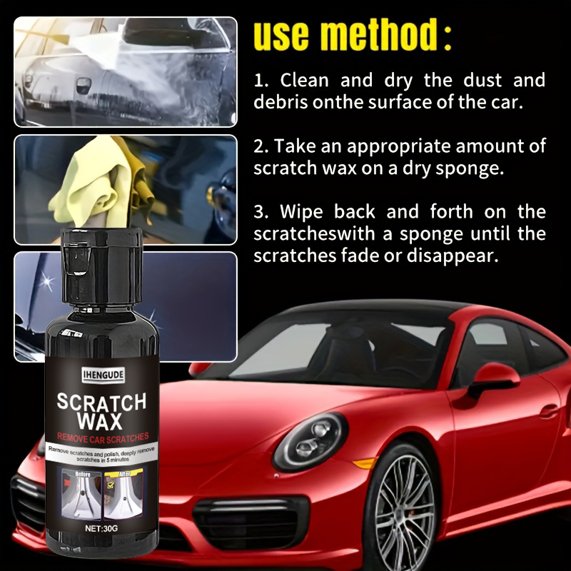 1 штука 30-граммовой пасты для – обзор и цена Car Scratch Repair Polishing Wax Paste