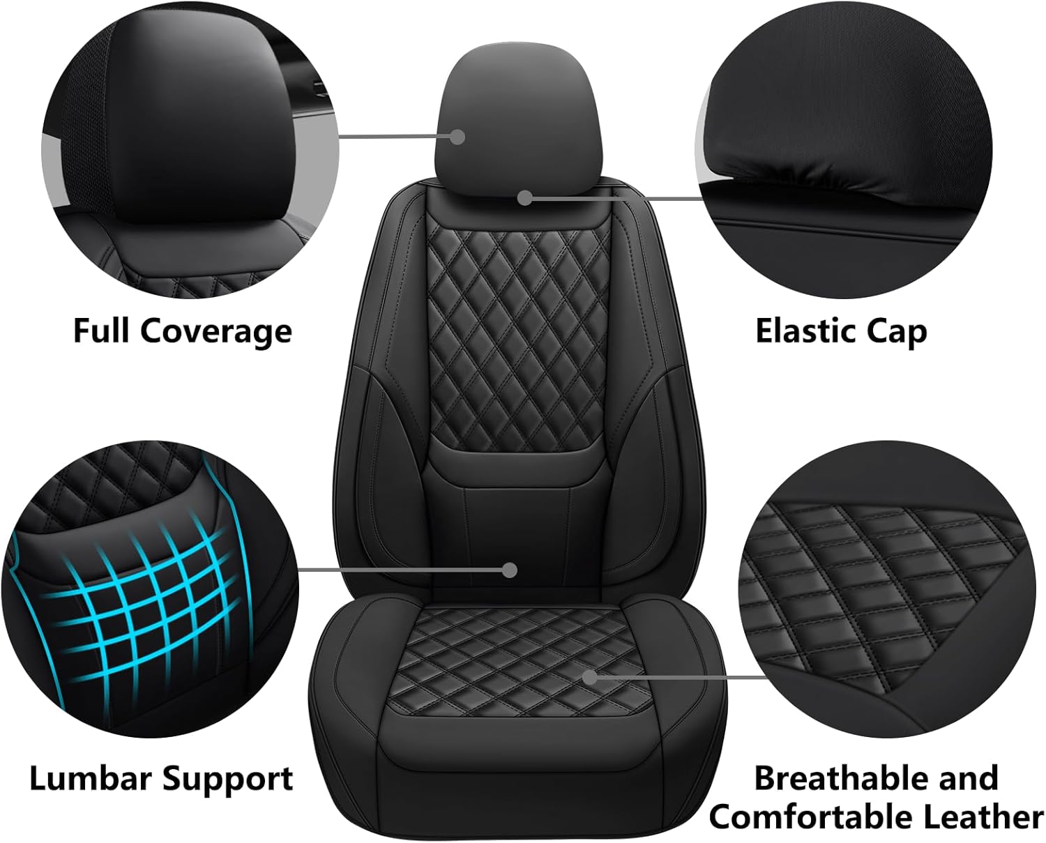 Оптовые универсальные чехлы дл – обзор и цена Leather Car Seat Covers Full Set Universal