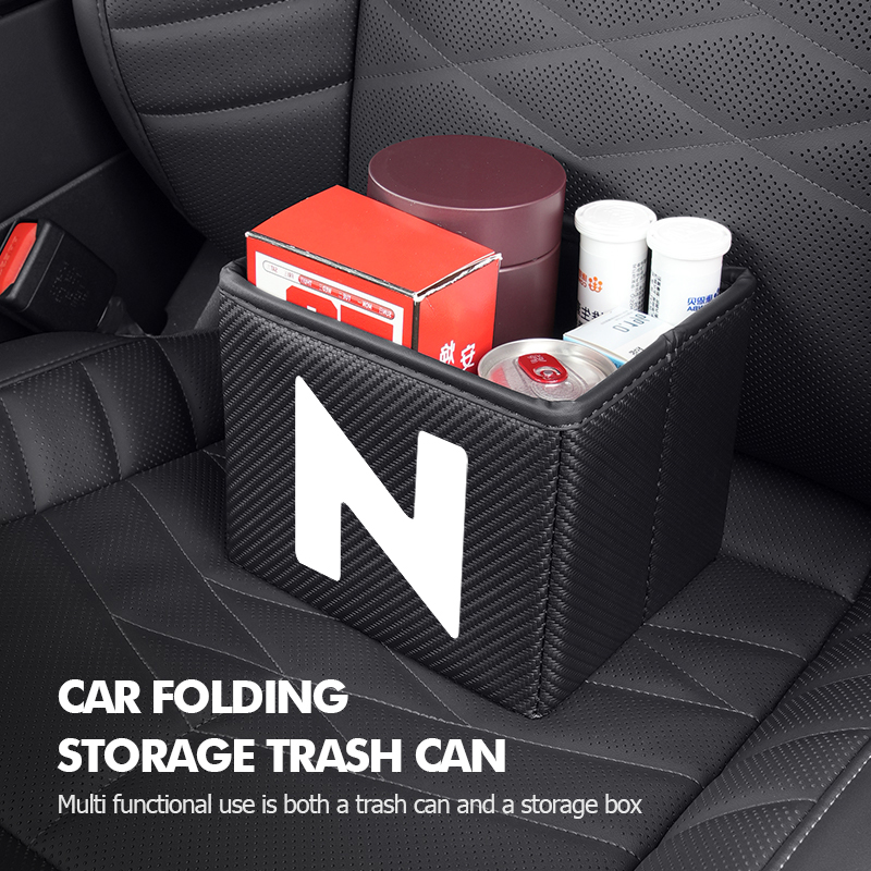 Складной автомобильный мусорны – обзор и цена Waterproof Car Trash Can With Lid