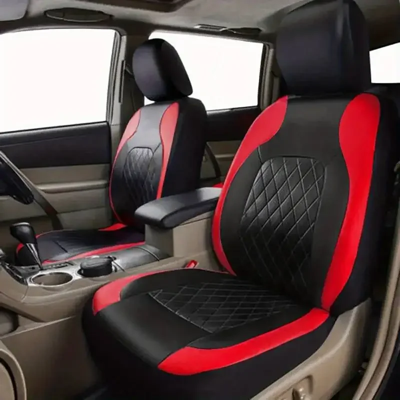 Универсальные чехлы для автомо – обзор и цена Leather Car Seat Covers Full Set Universal