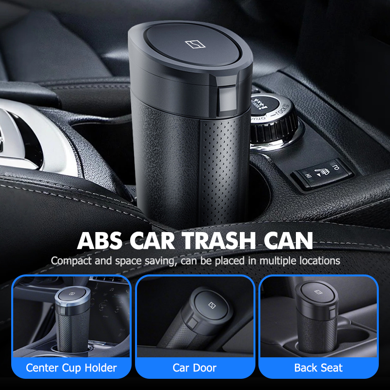 Автомобильный контейнер для му – обзор и цена Waterproof Car Trash Can With Lid