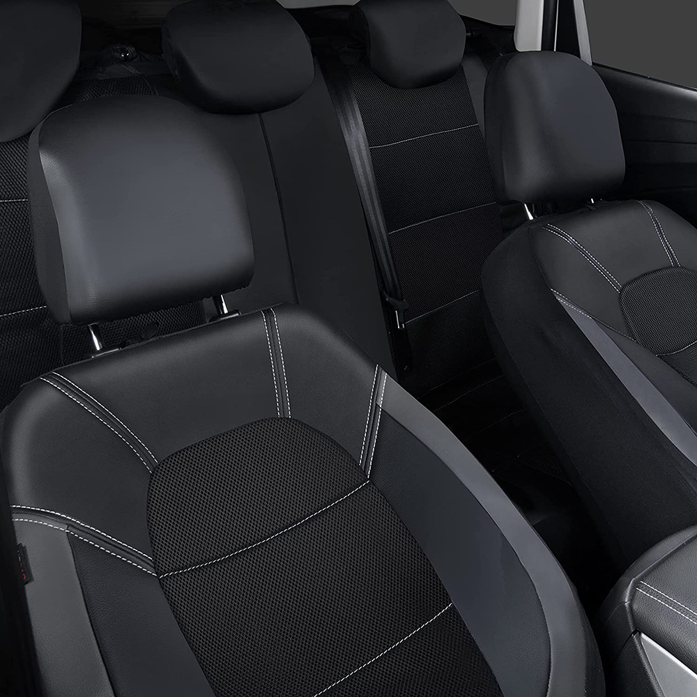 Чехол на автомобильное сиденье – обзор и цена Leather Car Seat Covers Full Set Universal