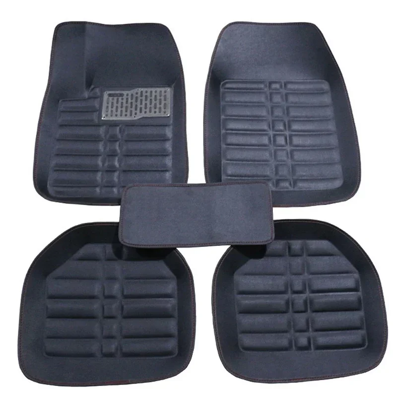 5 шт., легко чистящиеся водоне – обзор и цена Car Floor Mats Universal Waterproof Leather