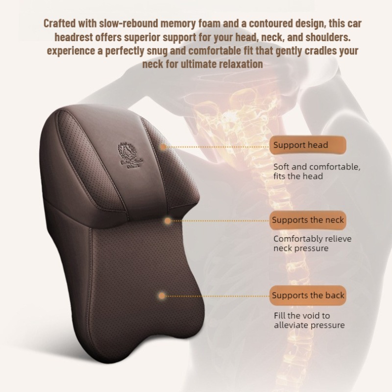 Новый универсальный минималист – обзор и цена Memory Foam Car Neck Pillow Lumbar Support