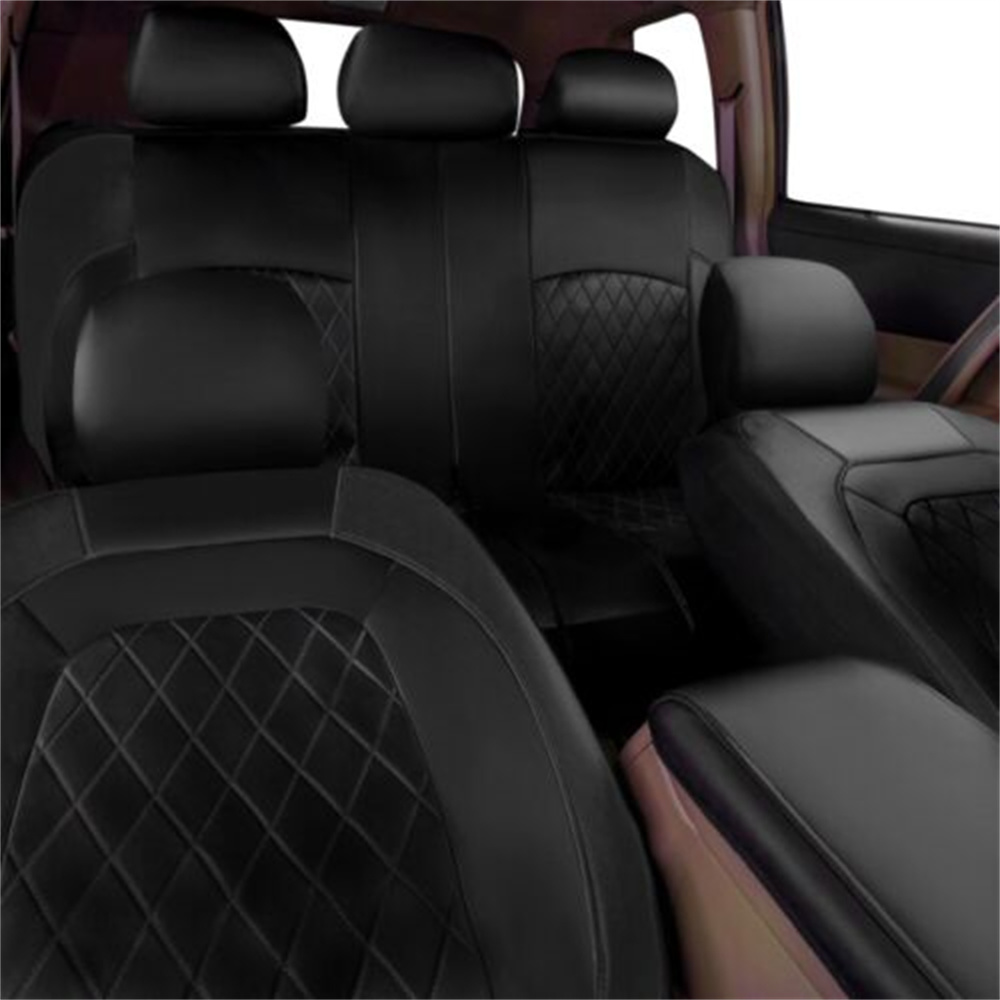 Универсальный набор чехлов на  – обзор и цена Leather Car Seat Covers Full Set Universal