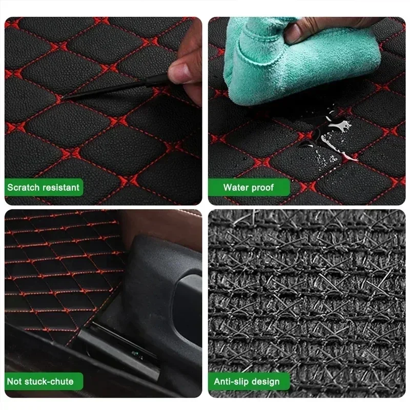 Автомобильные коврики 4 шт., у – обзор и цена Car Floor Mats Universal Waterproof Leather