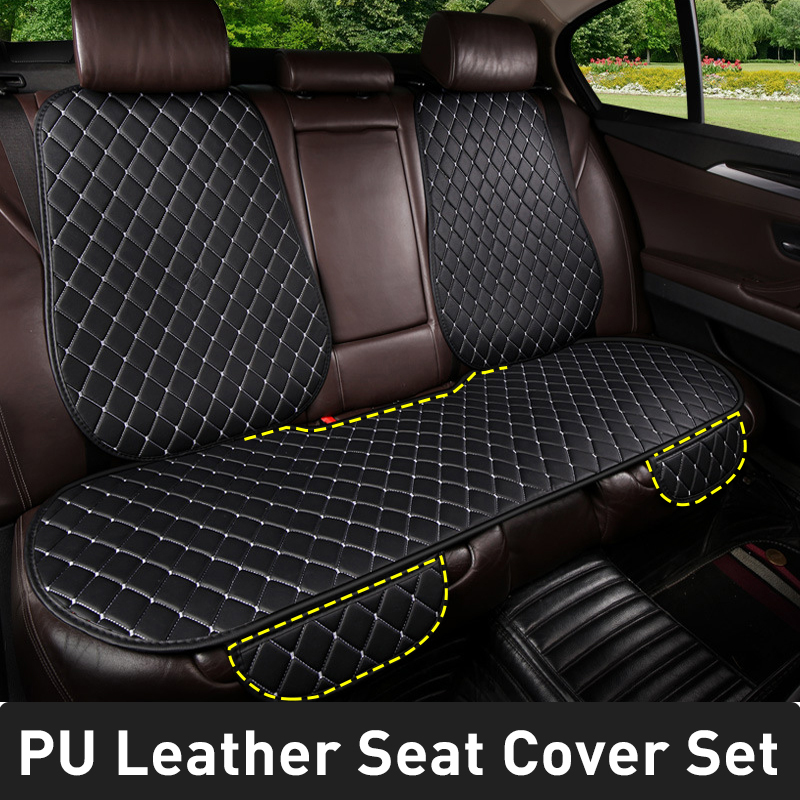 Чехлы для автомобильных сидени – обзор и цена Leather Car Seat Covers Full Set Universal