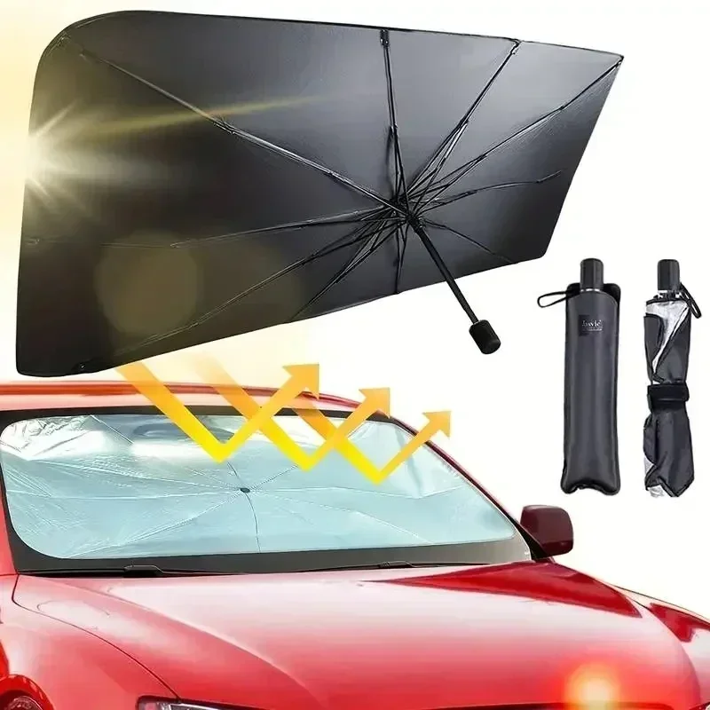 Многофункциональный удобный ск – обзор и цена Car Sunshade Windshield Umbrella Foldable