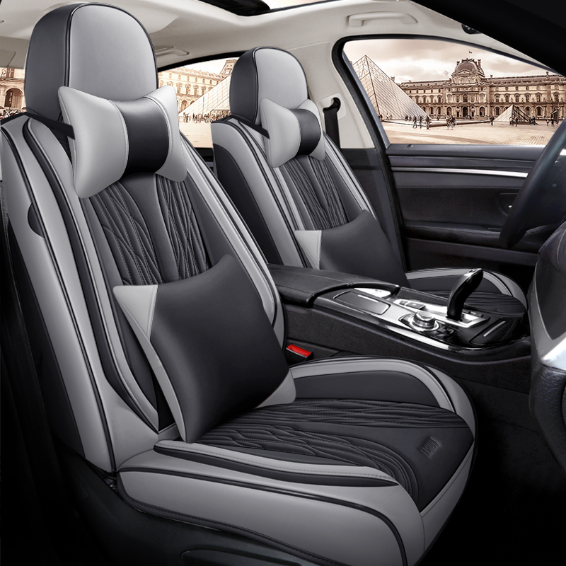 Новый дизайн, роскошные кожаны – обзор и цена Leather Car Seat Covers Full Set Universal