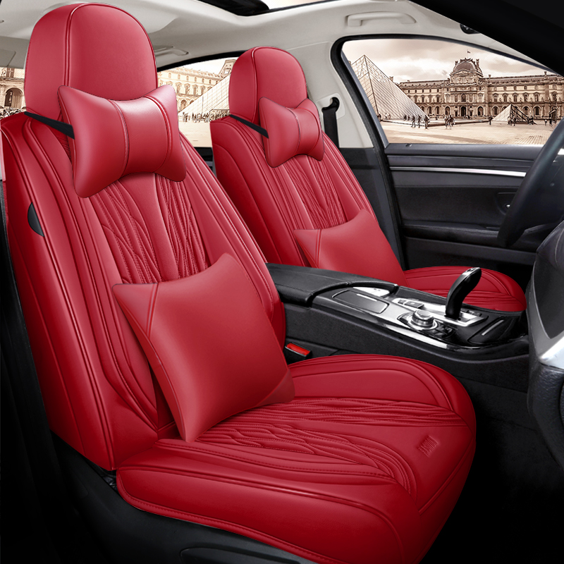 Новый дизайн, роскошные кожаны – обзор и цена Leather Car Seat Covers Full Set Universal
