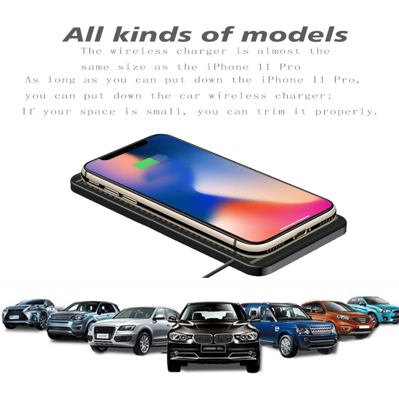 Беспроводное автомобильное зар – обзор и цена Wireless Car Charger Mount Fast Charging