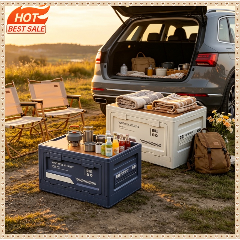 Уличный складной ящик для хран – обзор и цена Car Trunk Organizer Foldable Storage Box