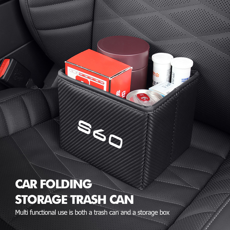 Складной автомобильный мусорны – обзор и цена Waterproof Car Trash Can With Lid