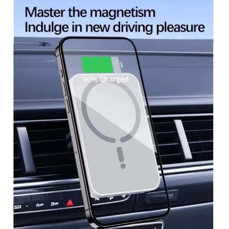Магнитное беспроводное зарядно – обзор и цена Magnetic Phone Holder For Car Vent