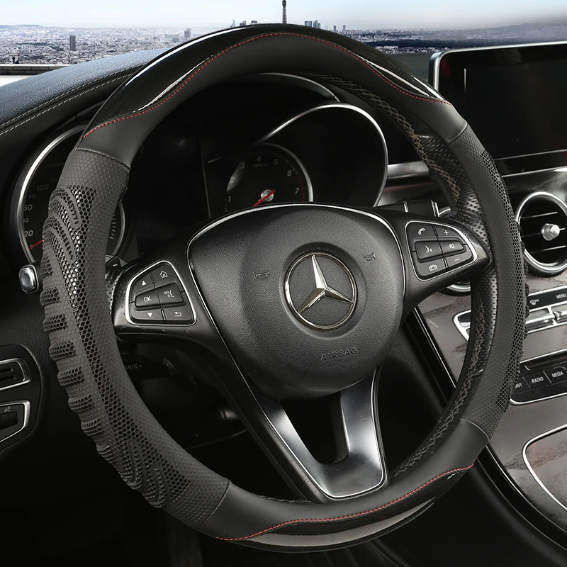 Трехмерный сотовый чехол на ру – обзор и цена Car Steering Wheel Cover Anti Slip Breathable