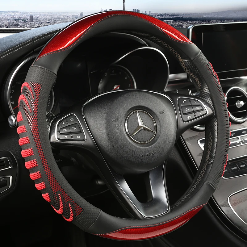 Трехмерный сотовый чехол на ру – обзор и цена Car Steering Wheel Cover Anti Slip Breathable