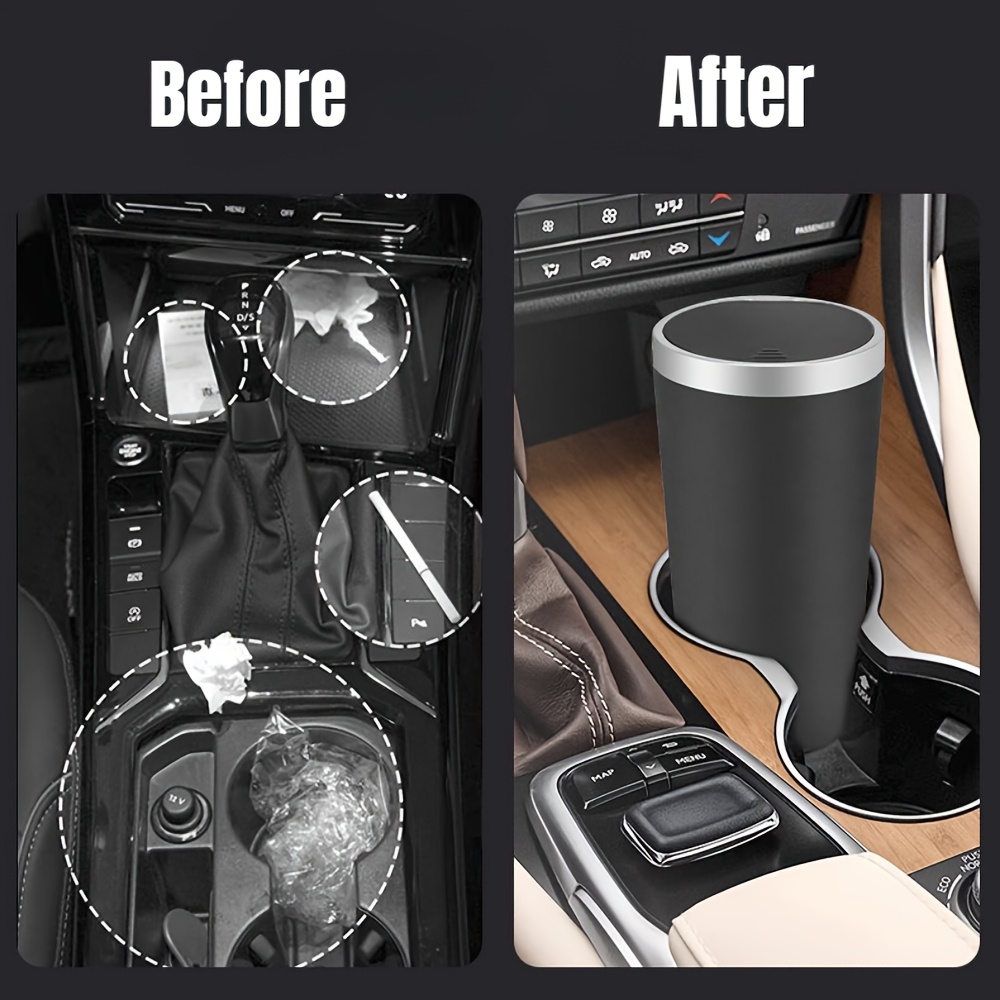 Компактный герметичный мини-ав – обзор и цена Waterproof Car Trash Can With Lid