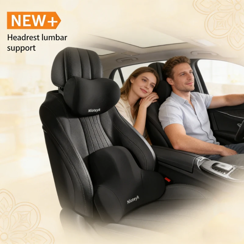 Набор автомобильных подушек из – обзор и цена Memory Foam Car Neck Pillow Lumbar Support